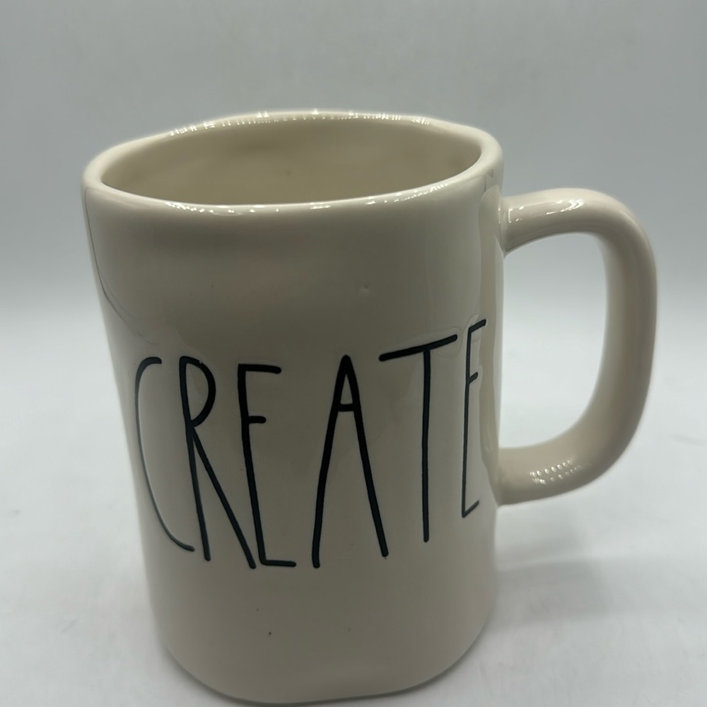 Rare M Stamp Rae Dunn Create Mug